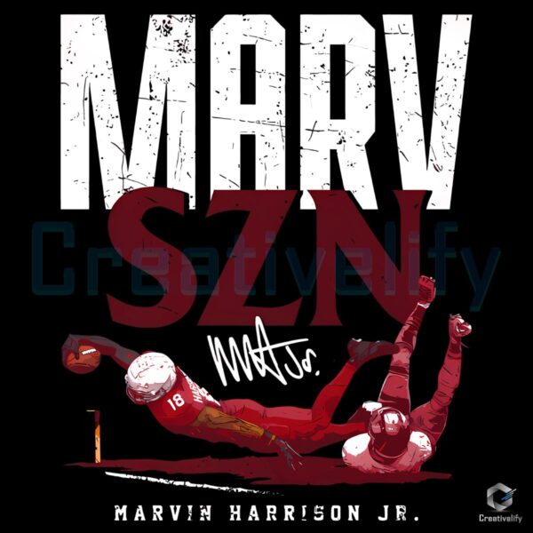 Marvin Harrison Jr. Arizona Marc Szn PNG
