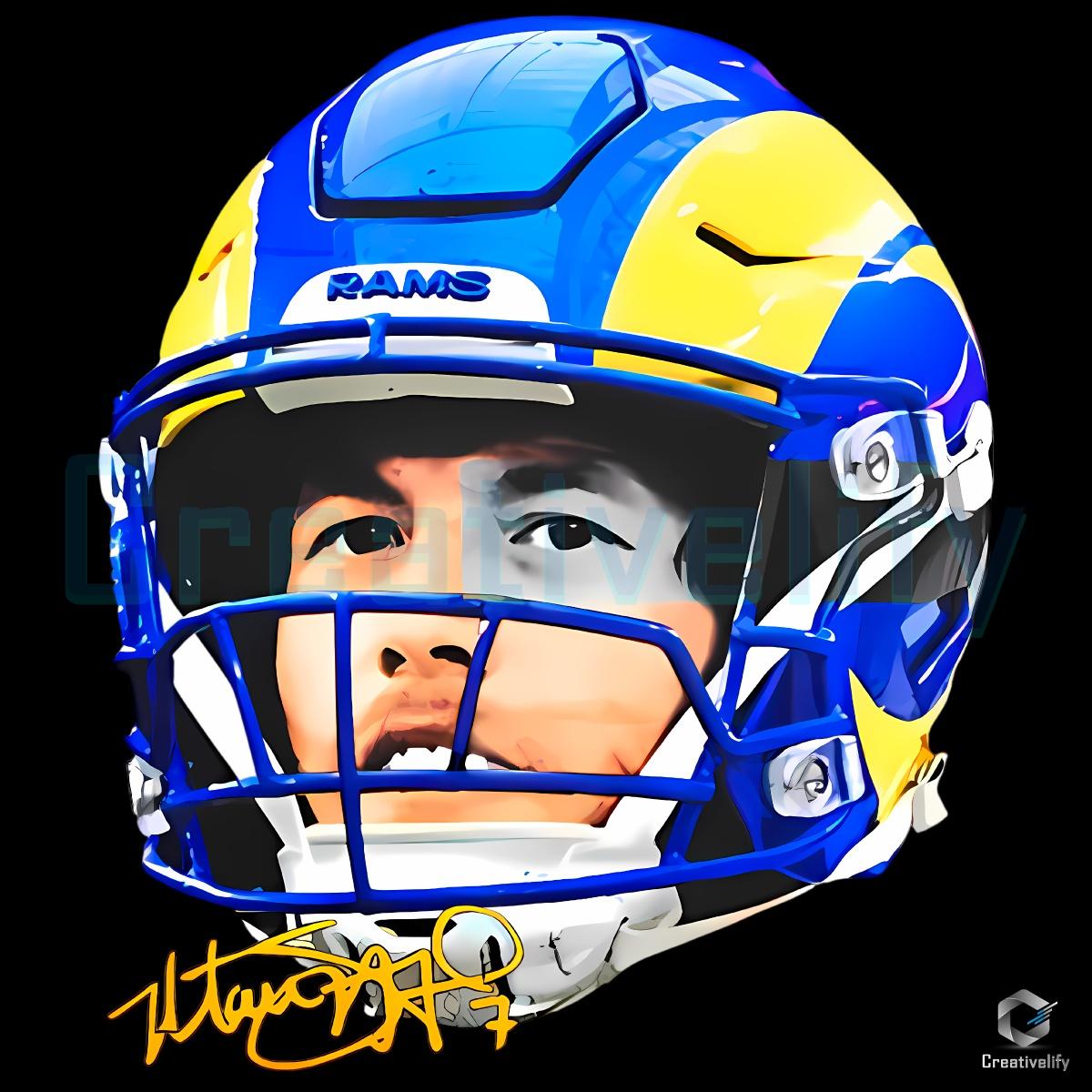 Matthew Stafford Los Angeles Rams Nfl Football Quarterback Portrait PNG Matthew Stafford Los Angeles Rams Nfl Football Quarterback Portrait PNG