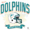 Miami Dolphins Historic Prime Football Helmet PNG