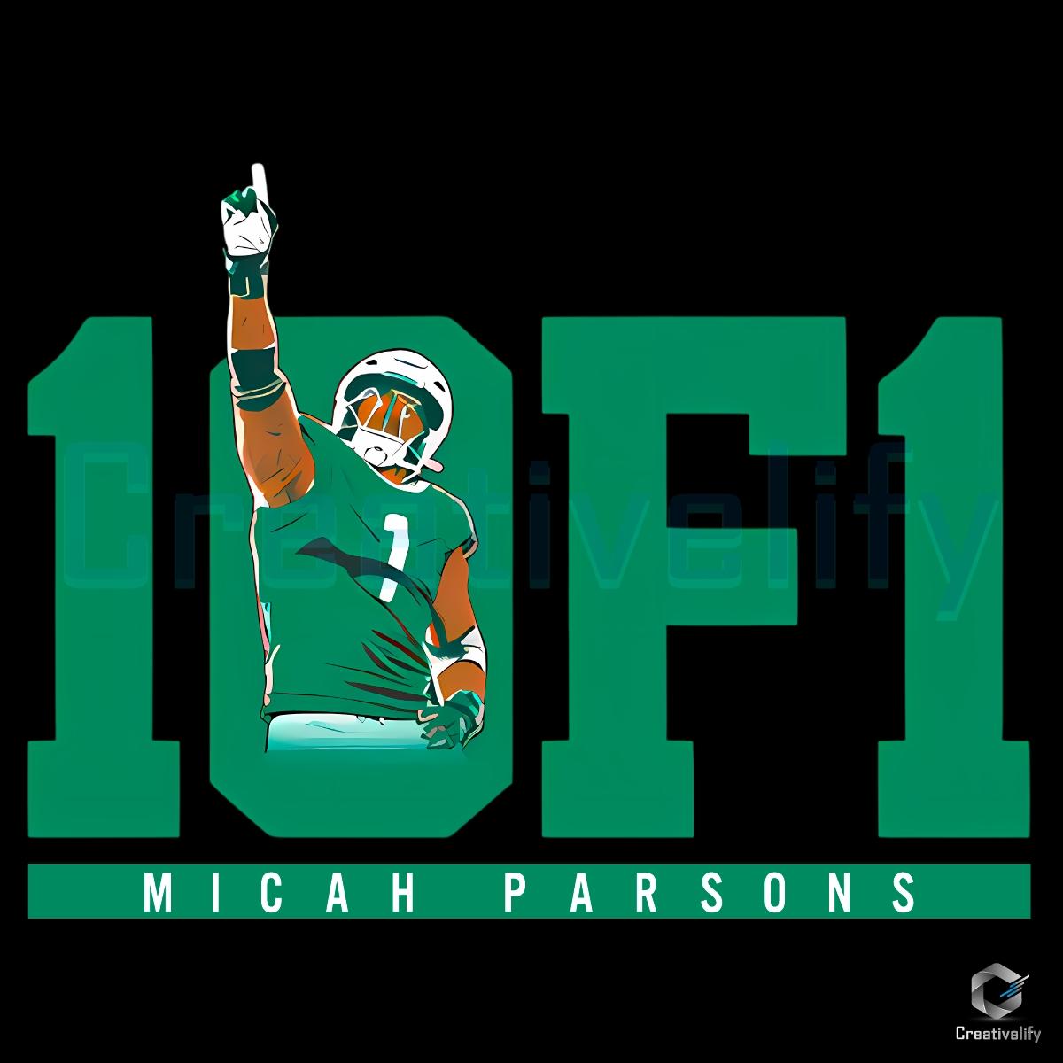 Micah Parsons One Of One PNG Micah Parsons One Of One PNG