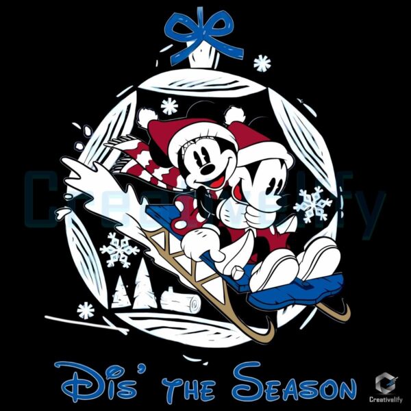 Mickey And Minnie Christmas Disney Xmas PNG
