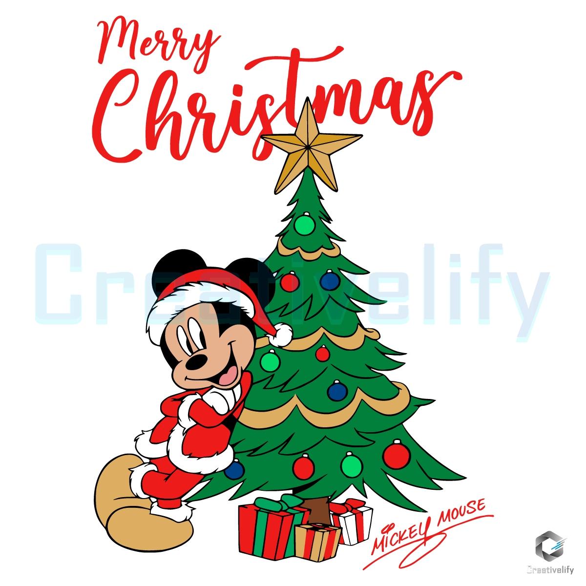 Mickey Mouse Christmas Santa Parade SVG Mickey Mouse Christmas Santa Parade SVG
