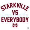 Mississippi State Bulldogs Starkville Vs Everybody SVG