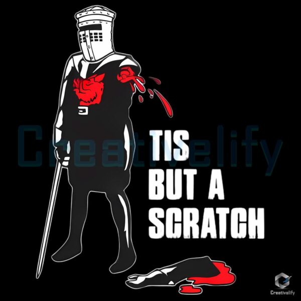 Monty Python Holy Grail Tis But A Scratch Black Knight PNG