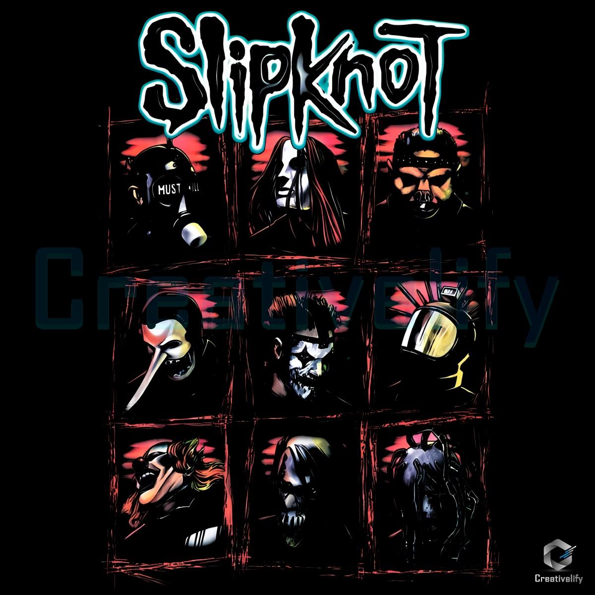 Music Slipknot Vintage Washed PNG Music Slipknot Vintage Washed PNG