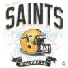 New Orleans Saints Historic Prime Football Helmet PNG