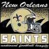 New Orleans Saints Historic Waver Football Helmet SVG