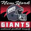 New York Giants Historic Waver Football Helmet SVG