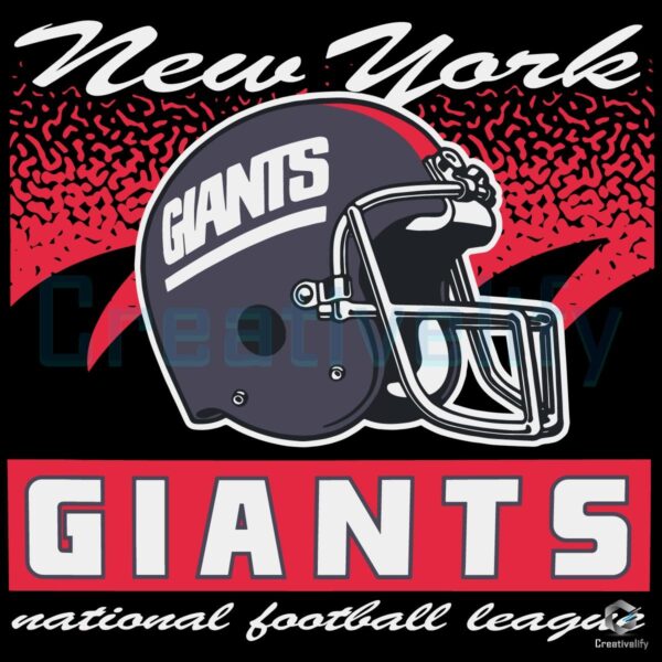 New York Giants Historic Waver Football Helmet SVG