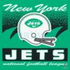 New York Jets Historic Waver Football Helmet SVG