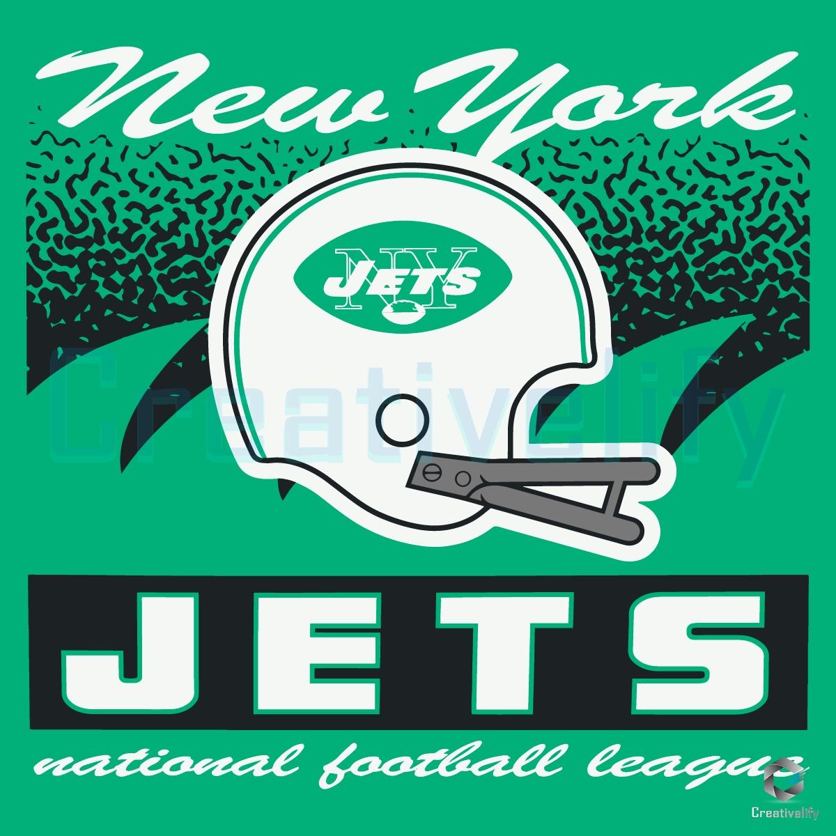 New York Jets Historic Waver Football Helmet SVG New York Jets Historic Waver Football Helmet SVG