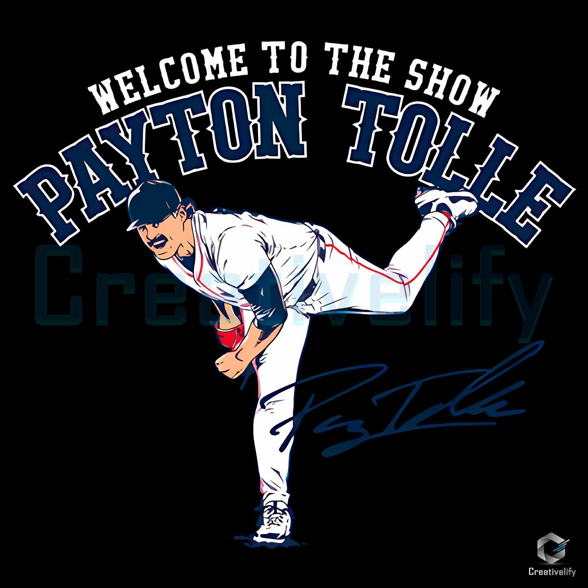 Payton Tolle Welcome To The Show Baseball PNG Payton Tolle Welcome To The Show Baseball PNG