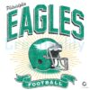 Philadelphia Eagles Historic Prime Football Helmet PNG