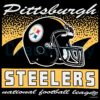 Pittsburgh Steelers Historic Waver Football Helmet SVG