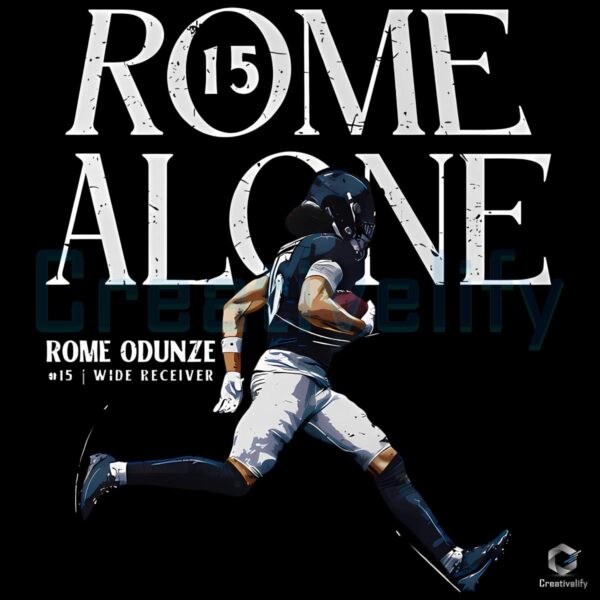 Rome Odunze Chicago Rome Alone PNG