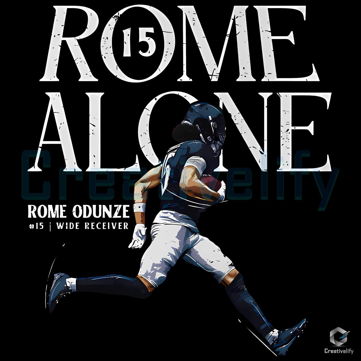 Rome Odunze Chicago Rome Alone PNG Rome Odunze Chicago Rome Alone PNG