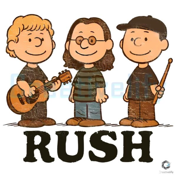 Rush Band Charlie Brown Peanuts Inspired Cartoon PNG