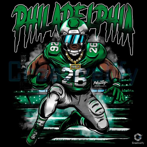 Saquon Barkley Philadelphia Eagles Two Six Football PNG