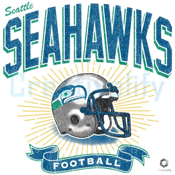 Seattle Seahawks Historic Prime Football Helmet PNG