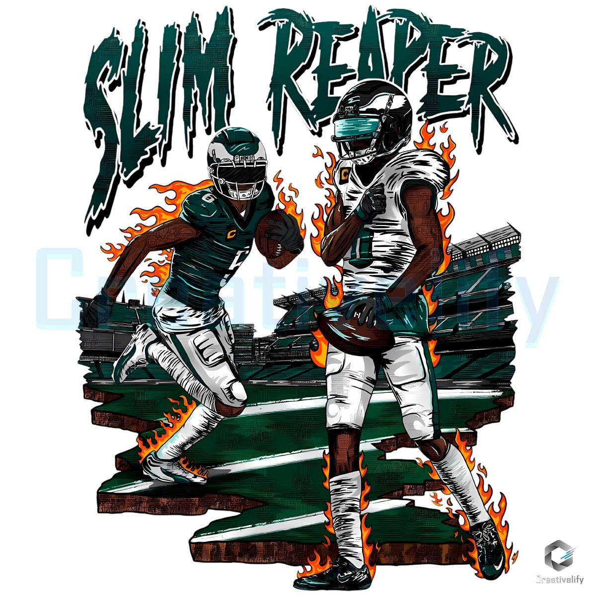 Slim Reaper Donovan Mcnabb Devonta Smith Philadelphia Eagles PNG Slim Reaper Donovan Mcnabb Devonta Smith Philadelphia Eagles PNG