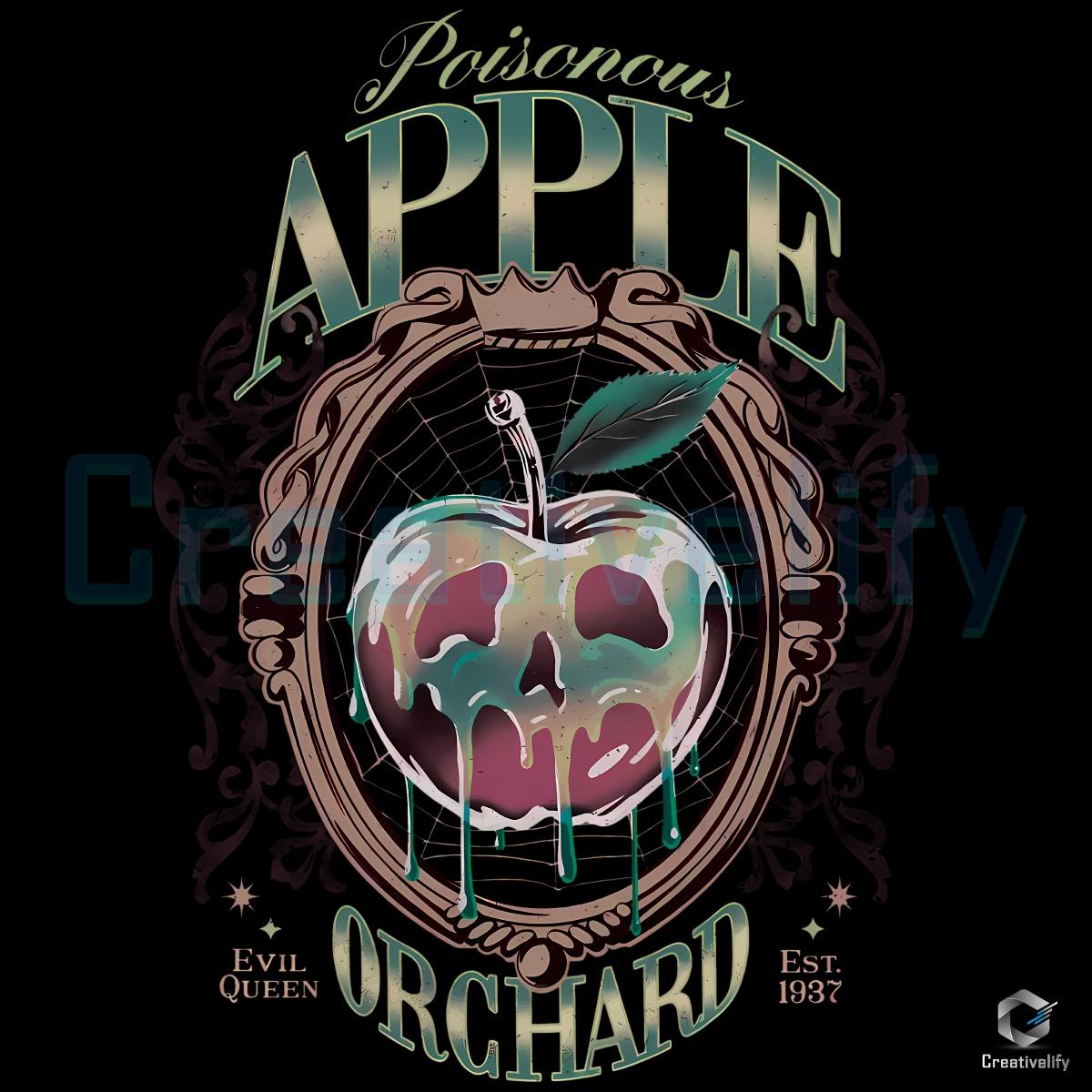 Snow White Evil Queen Poison Apple Orchard Vintage PNG Snow White Evil Queen Poison Apple Orchard Vintage PNG