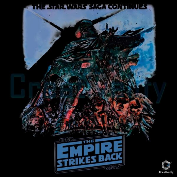 Star Wars The Empire Strikes Back Vintage Movie Poster Retro PNG