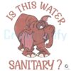 Tantor Is This Water Sanitary Retro Safari Distressed Disney Animal Kingdom PNG