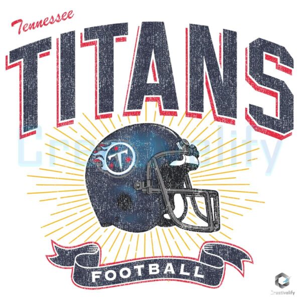 Tennessee Titans Historic Prime Football Helmet PNG