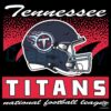 Tennessee Titans Historic Waver Football Helmet SVG