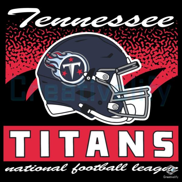 Tennessee Titans Historic Waver Football Helmet SVG