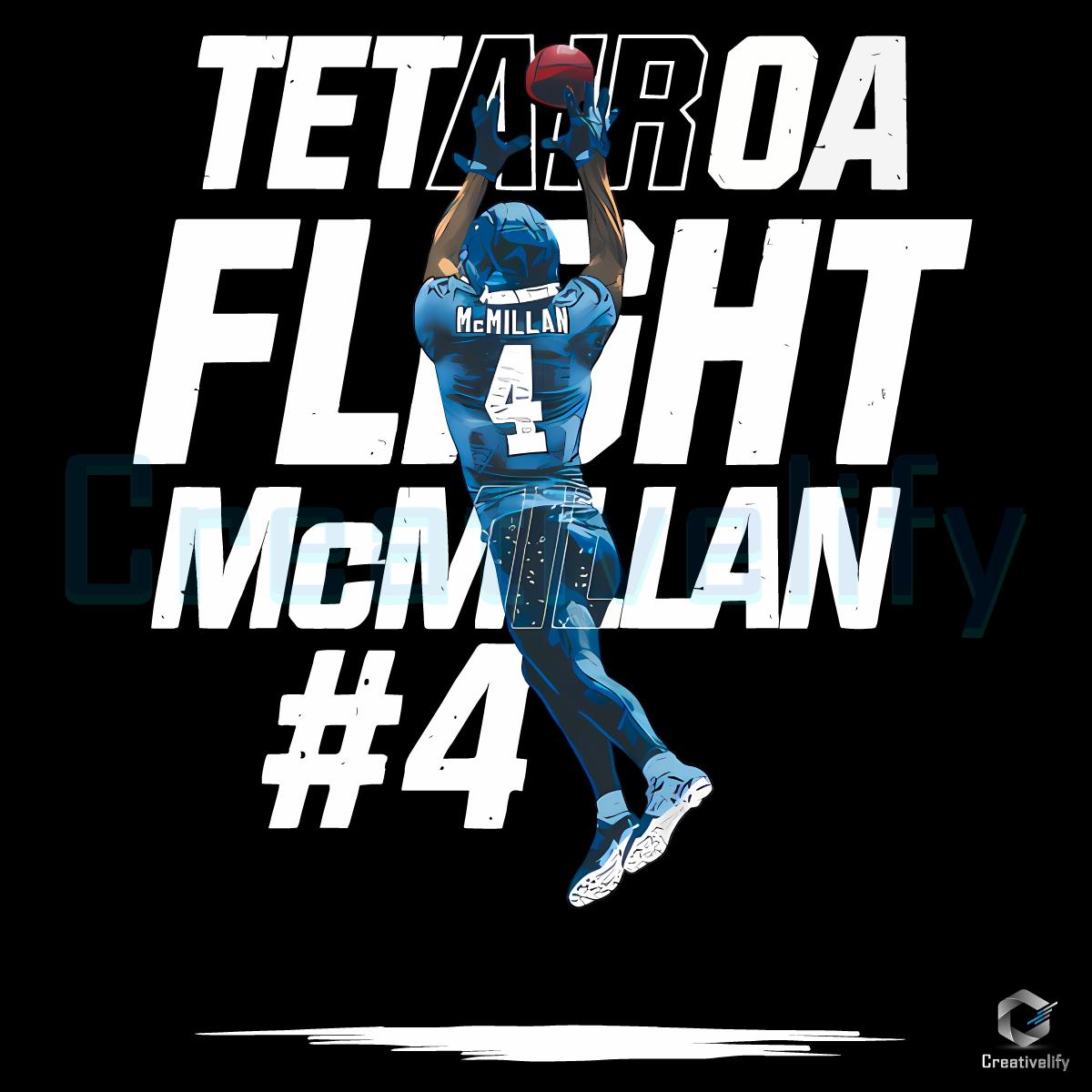 Tetairoa Mcmillan Carolina Flight PNG Tetairoa Mcmillan Carolina Flight PNG