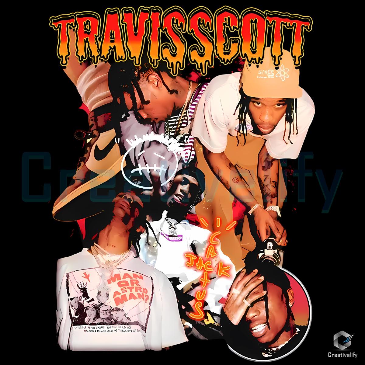 Travis Scott Cactus Jack Collage Art PNG Travis Scott Cactus Jack Collage Art PNG
