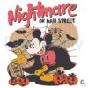 Vintage Disney Mickey Mouse Nightmare On Main Street Halloween Pumpkin PNG