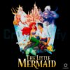 Vintage Disney The Little Mermaid Ariel Prince Eric Ursula Triton PNG