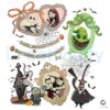 Vintage Nightmare Before Christmas Coquette Disney Halloween PNG