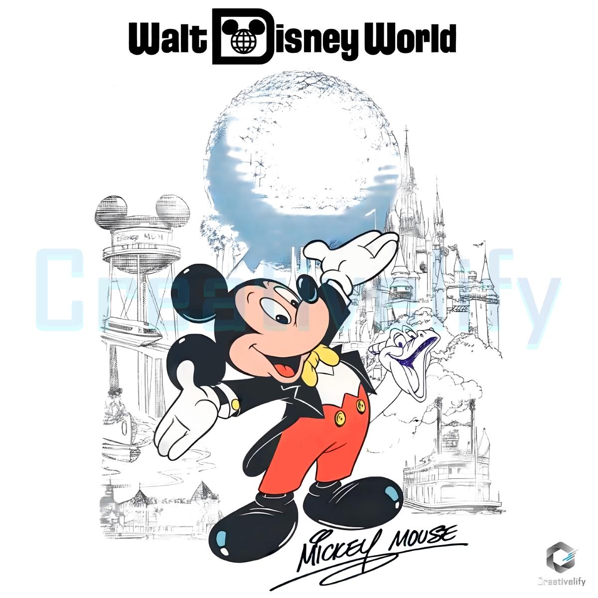 Walt Disney World Vintage Mickey Disney Trip Matching PNG Walt Disney World Vintage Mickey Disney Trip Matching PNG