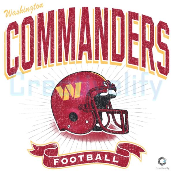 Washington Commanders Historic Prime Football Helmet Team PNG