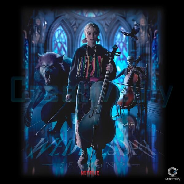 Wednesday Season 2 Enid Sinclair Werewolf Themed PNG