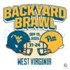 West Virginia Football Backyard Brawl Champs SVG