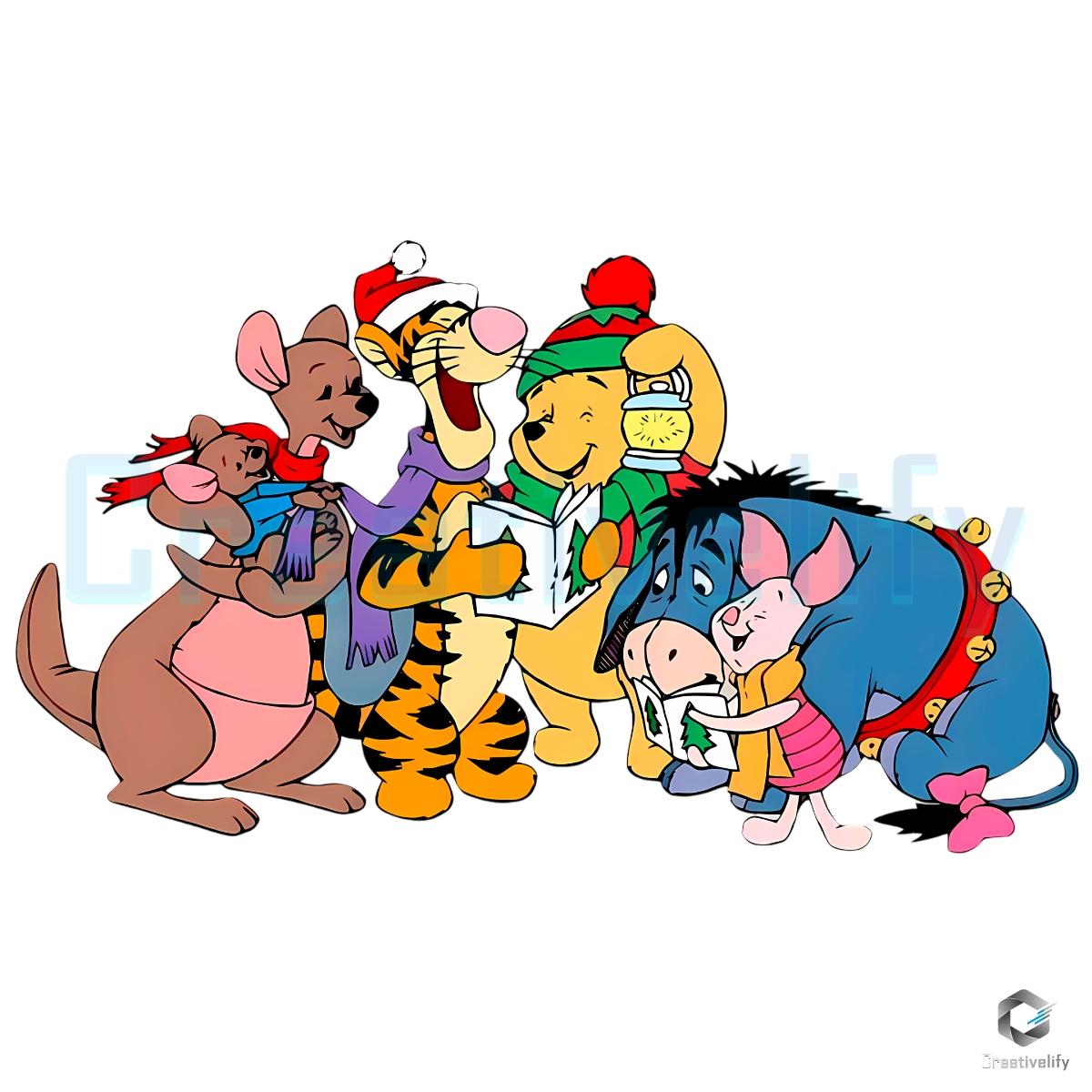 Winnie The Pooh And Friends Christmas Disney Holiday PNG Winnie The Pooh And Friends Christmas Disney Holiday PNG